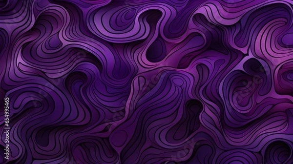 Fototapeta Abstract Background of intricate Patterns in purple Colors. Antique Wallpaper