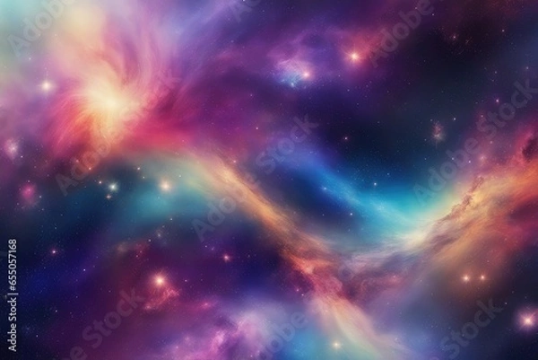 Fototapeta Diverse cosmic scene