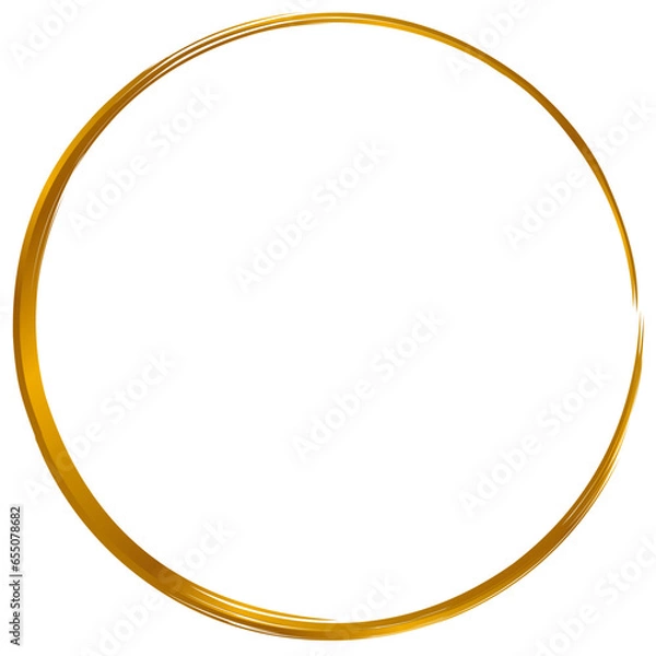 Fototapeta Golden circle frame 