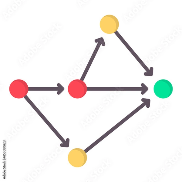 Obraz Critical path icon