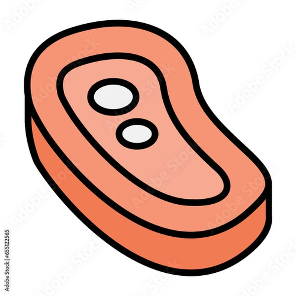 Fototapeta Meat icon