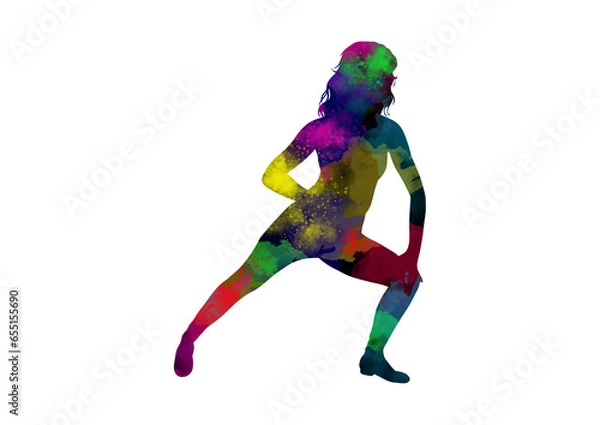 Fototapeta bstract watercolor art, Colorful Art Background, watercolor splatter, splash, Colorful Kid Drawing, PNG, Transparent
