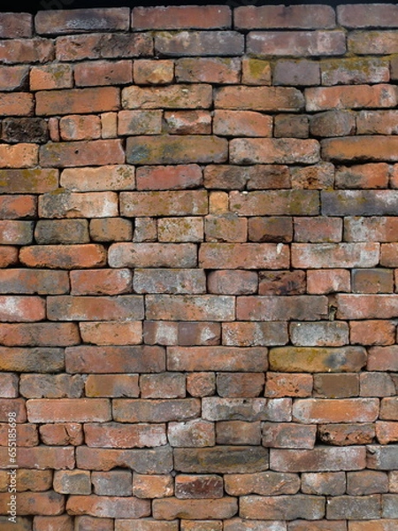 Obraz 積み上げたレンガの古い壁