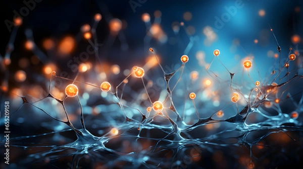 Obraz Macro Photography of Neurons