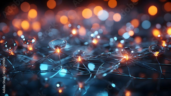 Obraz Macro Photography of Neurons