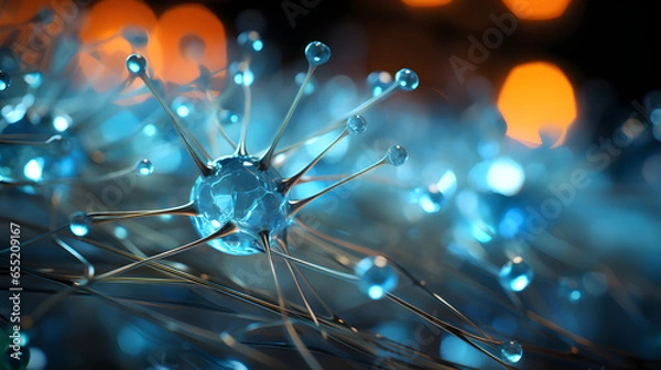 Obraz Macro Photography of Neurons