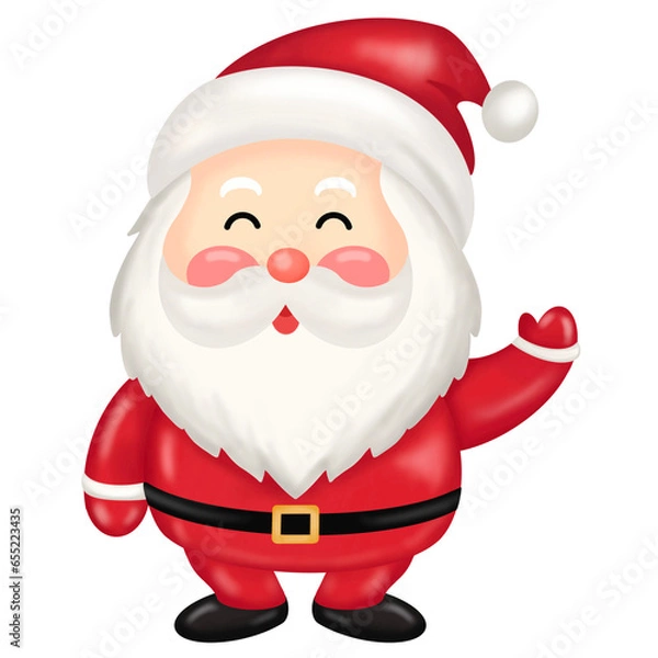 Obraz happy santa claus 