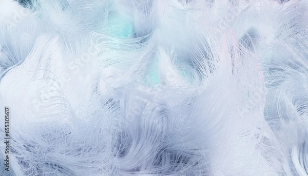 Obraz 白いふわふわな毛並みの背景素材