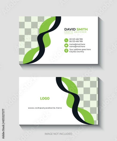Obraz business card template