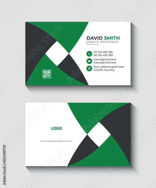 Obraz modern business card