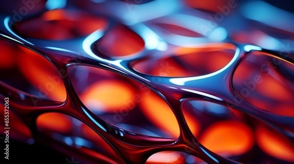 Fototapeta Illustration of Abstract Patters (Generative AI)
