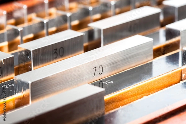 Obraz Gage block for calibration dimension equipment