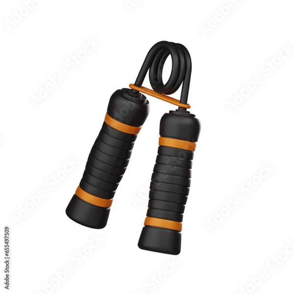 Obraz Hand Grip Strengthener , mockup template isolated on white background , 3d illustration.