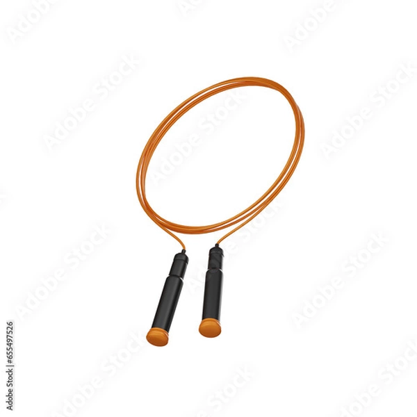 Obraz Skipping Rope icon , For Gym, 3D illustration. 