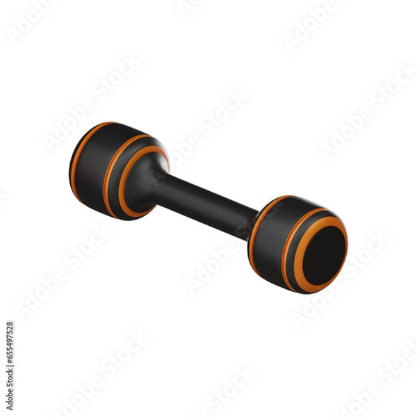 Obraz Dumbbell icon, For Gym, 3D illustration. 