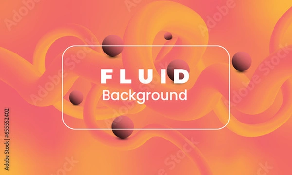 Obraz  liquid gradient Background. Colorful Fluid Color Gradient. Design Template