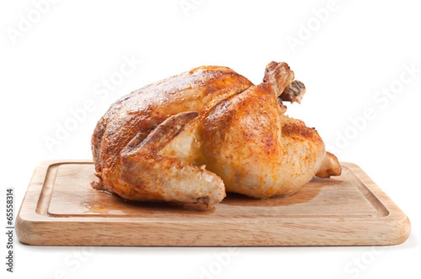 Fototapeta roasted chicken