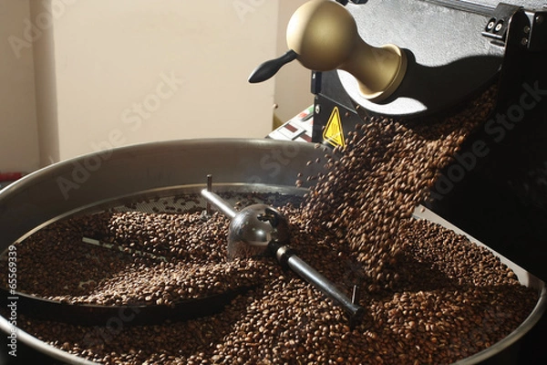 Obraz Freshly roasted coffee beans