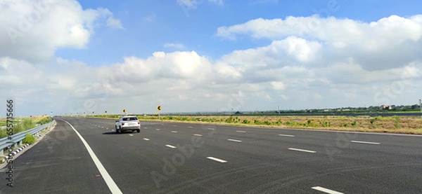 Obraz Indian expressway Delhi to Mumbai
