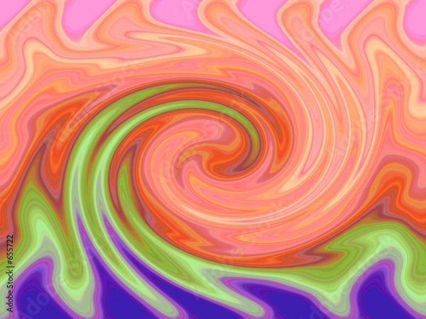 Fototapeta spring spiral wave