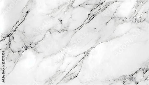 Obraz old marble realistic texture pattern background. Luxury white marbling design. generative ai.
