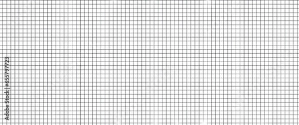 Obraz Square graph line full page, Grid line on white paper.
