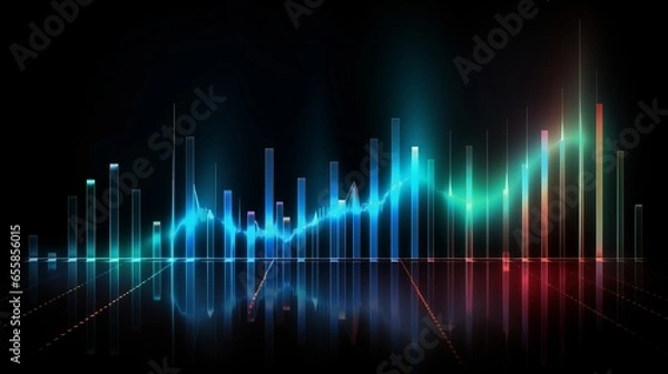 Fototapeta The Forest and the Trees: Measuring the Cost of Modern Development, Graphs and sustainibility
