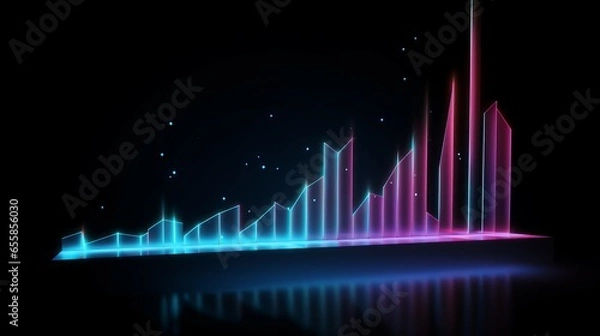 Fototapeta The Forest and the Trees: Measuring the Cost of Modern Development, Graphs and sustainibility
