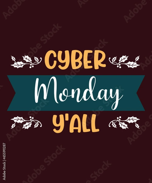 Obraz Cyber Monday SVG design 