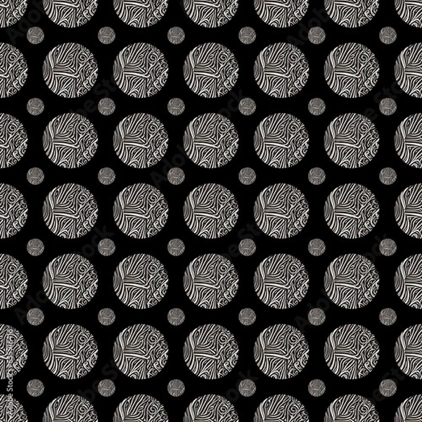 Fototapeta Radiant Madhubani: Artistic Pattern Delight.