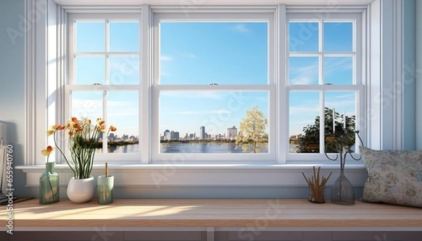 Obraz double hung window