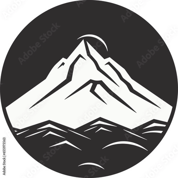 Obraz mountain logo vector design