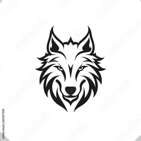 Obraz Wolf Head Logo Mascot Emblem