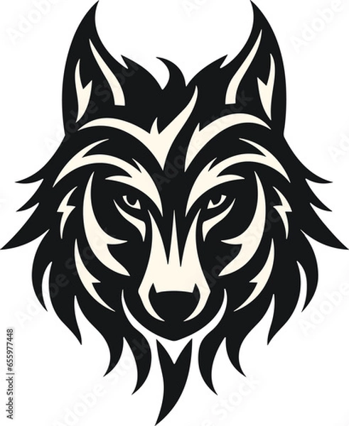 Obraz Wolf Head Logo Mascot Emblem