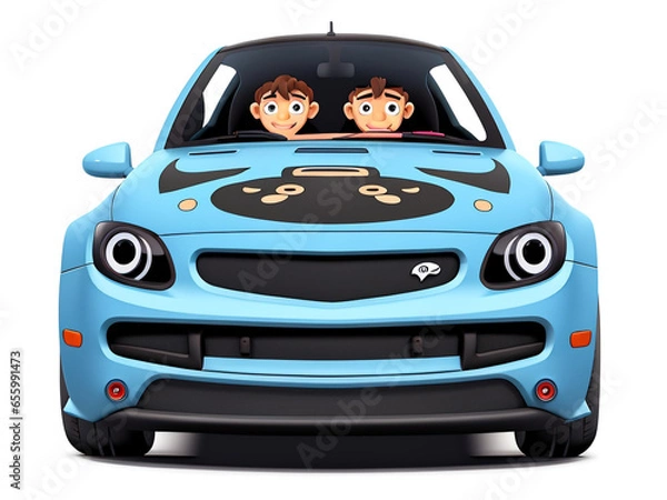Obraz vector flat design car wrap illustration