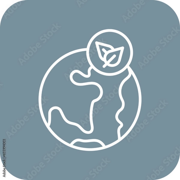 Fototapeta Go Green Icon