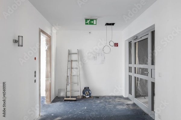 Fototapeta Plac budowy drogi ewakuacyjnej