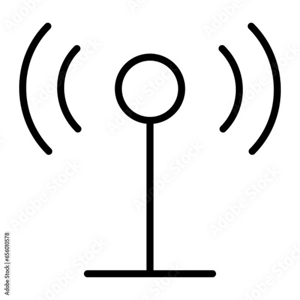 Obraz Outline Antenna icon