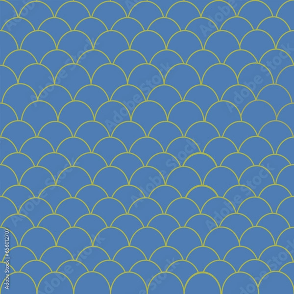 Obraz classy Fish scales seamless pattern, background,Wall paper, gift wrapping 