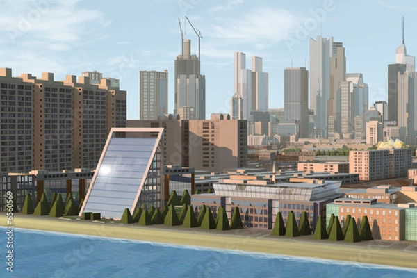 Obraz imaginary city 314