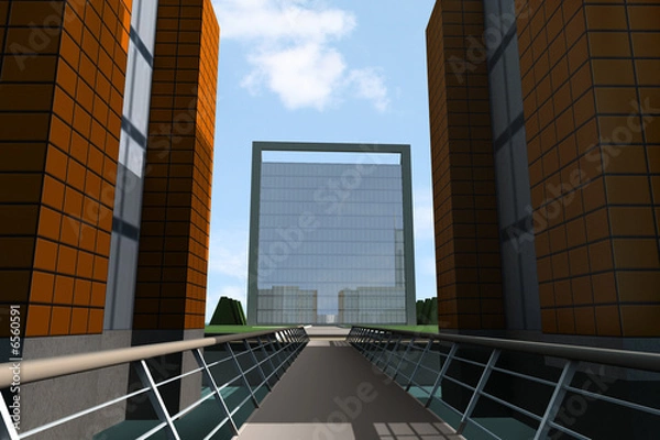 Obraz imaginary city 313