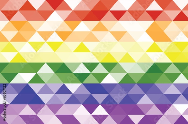 Obraz abstract geometric template background with triangles