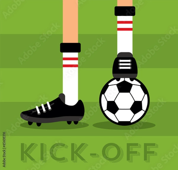 Obraz Match kick off