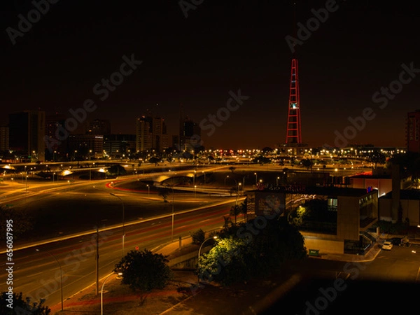 Obraz view of downtown city
