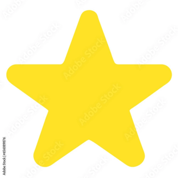 Obraz Gold star icon