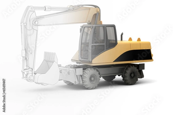 Obraz Schaufelbagger - mix