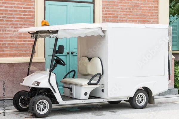 Fototapeta Golf Cart