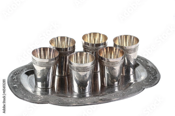 Fototapeta Silver set