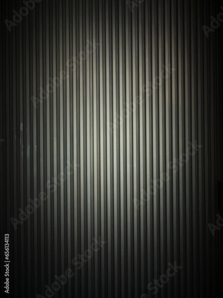 Obraz Black brushed polished metal plate , shine metallic gradient.