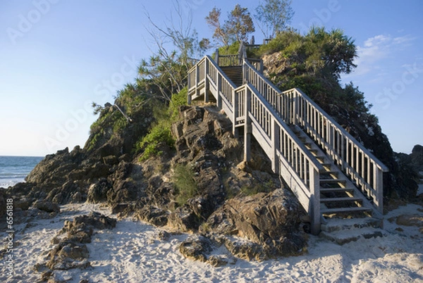 Obraz Stairs Pass Cape Byron Bay